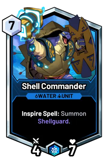 Shell Commander - Inspire Spell: Summon Shellguard.
