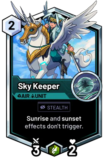 Sky Keeper - Sunrise and sunset effects don't trigger.