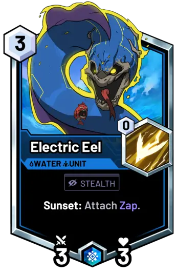 Electric Eel - Sunset: Attach Zap.