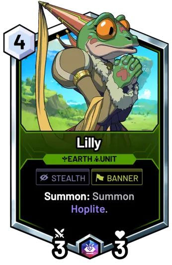 Lilly - Summon: Summon Hoplite.
