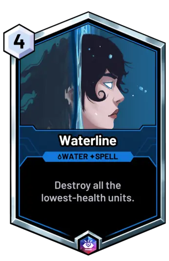 Waterline - Destroy all the lowest-health units.