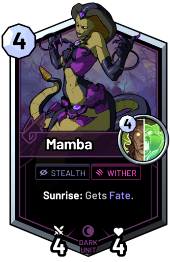 Mamba - Sunrise: Gets Fate.