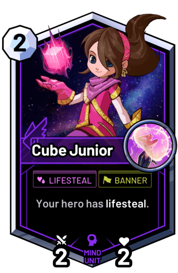 Cube Junior - Your hero has lifesteal.