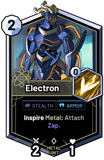 Electron - Inspire Metal: Attach Zap.