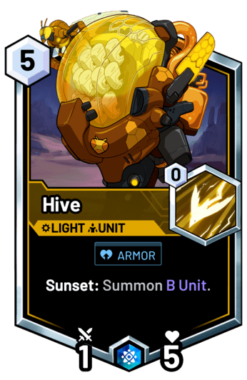 Hive - Sunset: Summon B Unit.