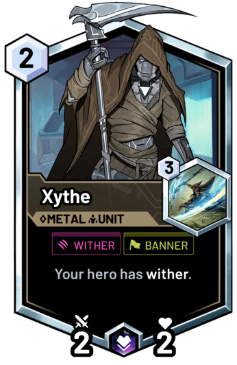 Xythe - Your hero has wither.