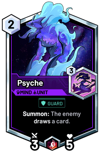 Psyche - Summon: The enemy draws a card.