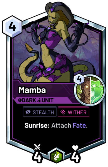 Mamba - Sunrise: Attach Fate.